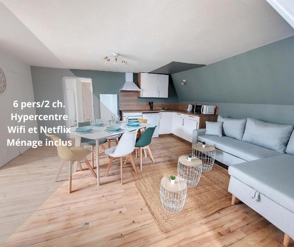 Apartamento Le Pic*Wifi*Netflix*Menage Inclus Bagnères-de-Bigorre Exterior foto